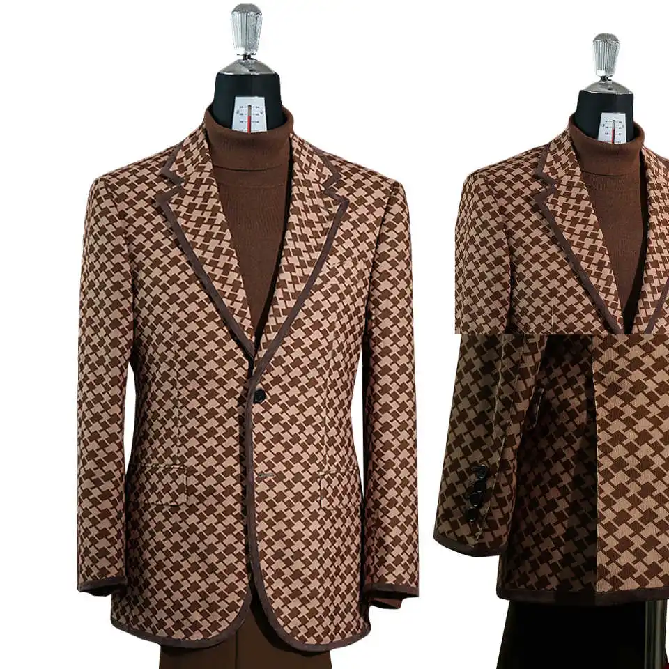 Modische Hochzeitsanzüge für Herren, mit Revers, Smoking, einreihig, 2-teilig, Jacke mit Hose, Bräutigamkleidung, maßgeschneidert, Business