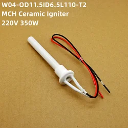 220V350W Ceramic Igniter Ceramic Heating Tubespark plug for pellet stove 11.5*6.5*110mm pellet stove Ignitor