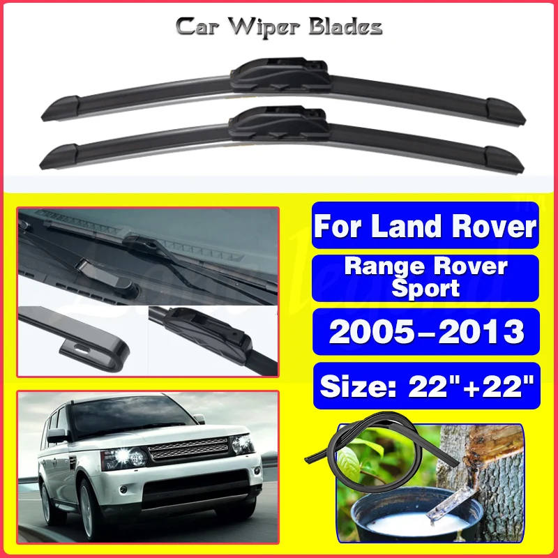 

for Land Rover Range Rover Sport 2005-2013 2006 2007 2008 2009 2010 2011 Front Windshield Wipers Car Wiper Blade Car Accessories