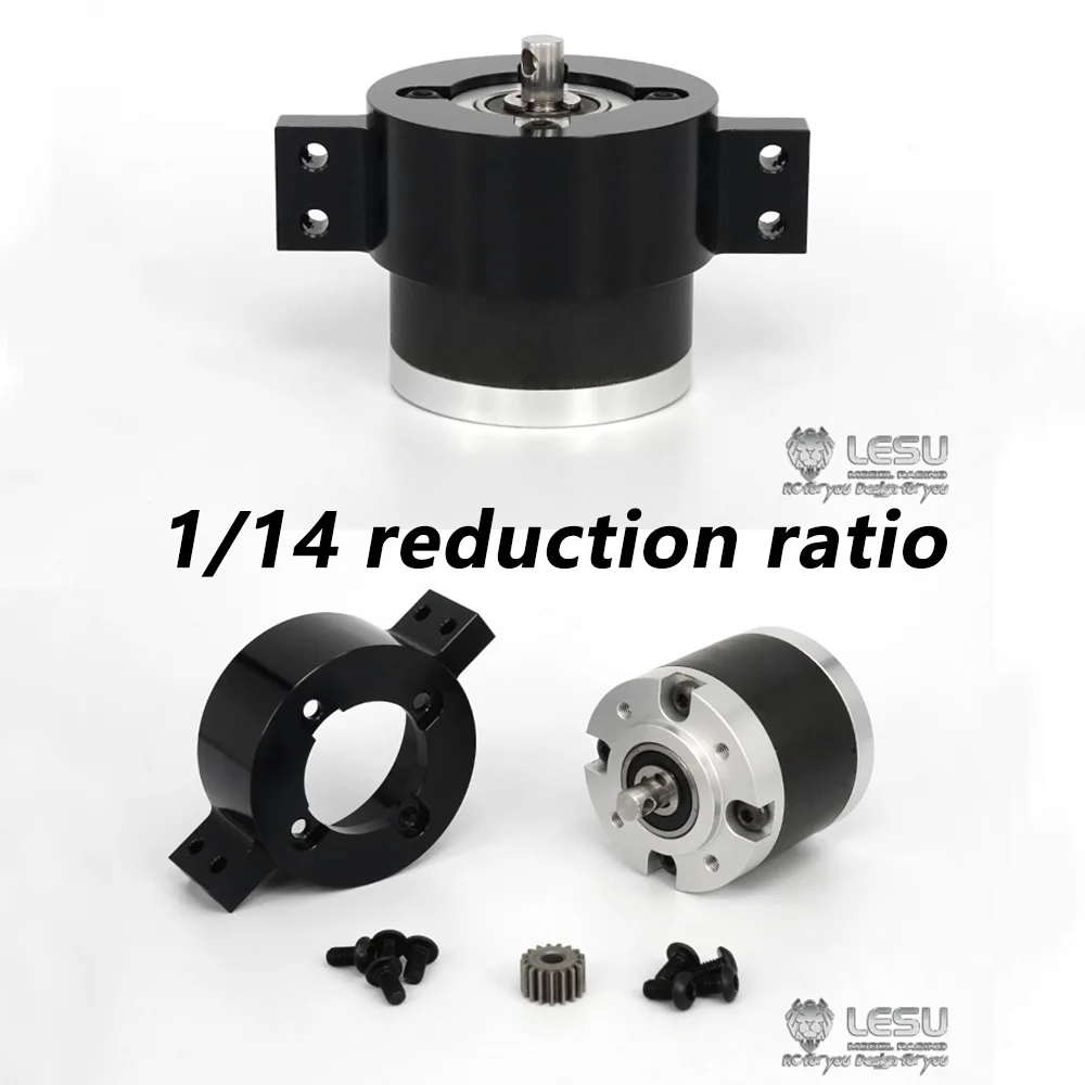 LESU 1/5 1/14 Metalowy Reduktor Planetarny o Wysokim Momentie Obrotowym F-5023 do Tamiya 1/14 RC Ciągnik Ciężarowy lub Samochód Wspinaczkowy 1/10 Części do Modelu DIY