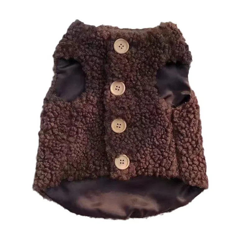 Cat Clothes Keep Warm and Fashionable Fashionable Lamb Hair Vest Autumn and Winter Teddy Pet Supplies Cat Clothing