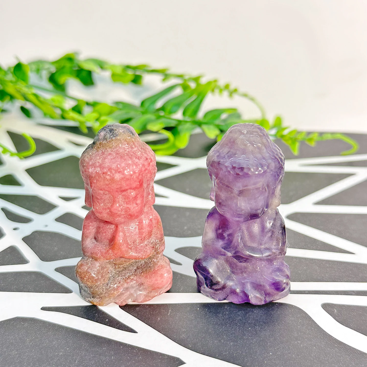 1PC Natural Baby Buddha Ornament Wedding Favor Souvenir Rebirth Transform Symbolic Healing Gemstone