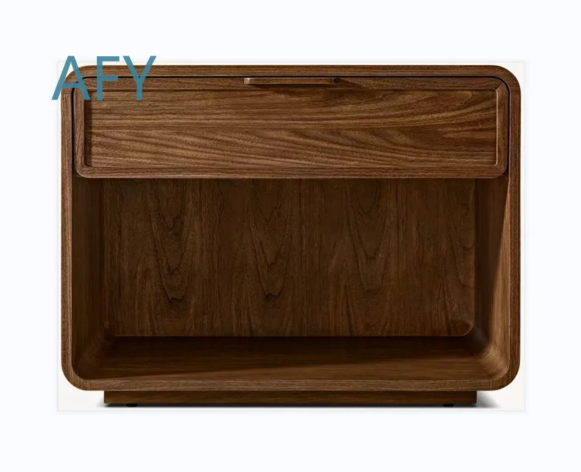 Hot Sale Handicraft Noble Furniture Nightstands for Modern Bedroom Decor Luxury Solid Wood Bedside Tables for Contemporary