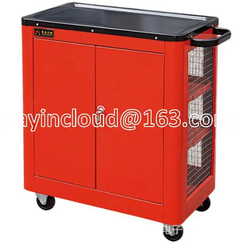 Wholesale Car Maintenance Tool Car Net-Type Double-Door Tool Car Auto Protection Special Toolbox Tool Cabinet