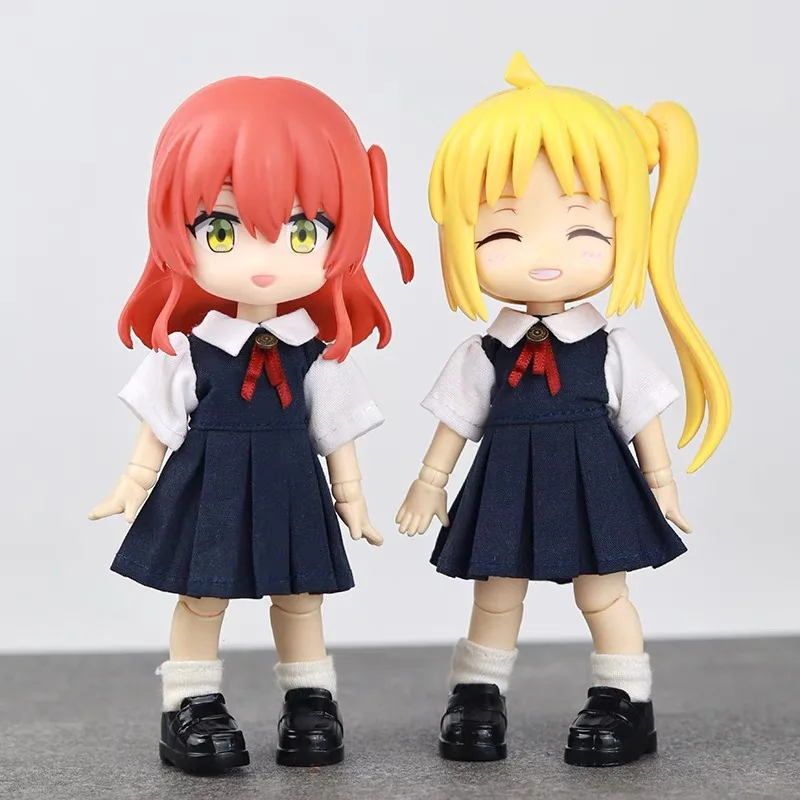 For Obitsu 11 Doll Cute School Dress Clothes For OB11 Gsc 1/12 Bjd Molly Body 16~17cm BJD Doll Cloth Animal Doll Outfit Clothes