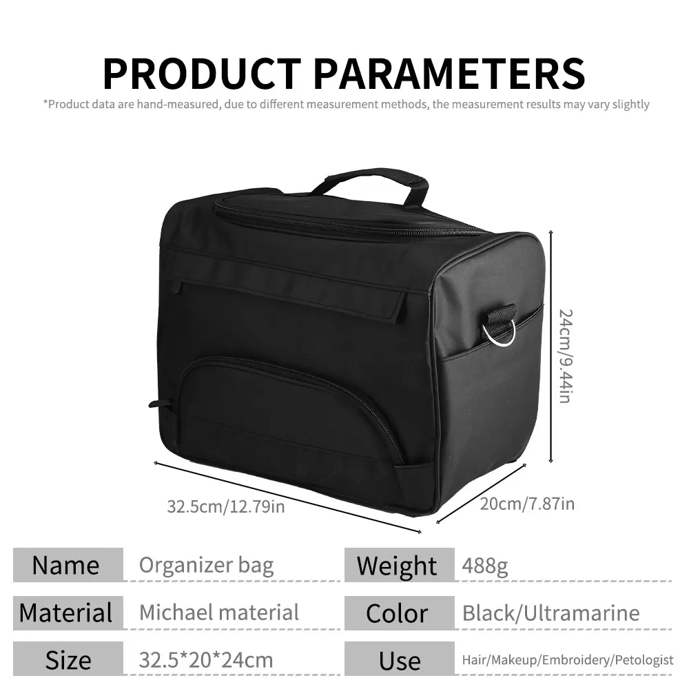 Sacs à outils pour Salon de coiffure, sac de coiffeur pour fournitures avec bandoulière, sac de cosmétiques de beauté pour coiffeur