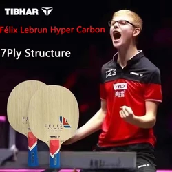 TIBHAR Alexis Lebrun FL Table Tennis Racket with Hyper Carbon Fiber Félix Lebrun Ping Pong Paddle CS 7Ply Offensive Fast Attack