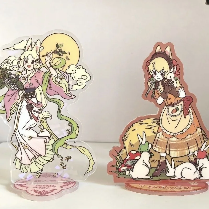 

Non-Human Action Figures Little Jade Arcylic Standing Toys Room Desk Brithday Decorative Figurine Kids Gifts Mystery Box Collect