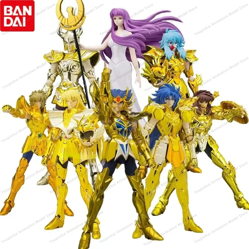 In Stock Original Bandai Saint Seiya Cloth Myth Ex DDP Virgo Shaka Leo Cancer Sagittarius Goat Pisces Andromeda Athena Phoenix