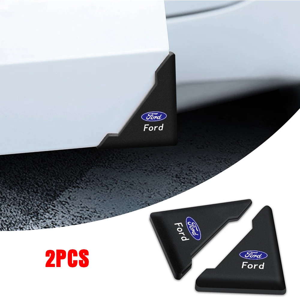 

Car Styling Front Door Corner Cover Anti-collision Bumper Sticker For Ford Focus Ranger Fiesta Transit Mustang Mondeo MK3 Fusion