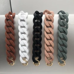 30/41cm Acrylic Resin Women Handbag Chains Messenger Bag Strap Shoulder Straps Plastic Bag accessories Replacement Bag Chains