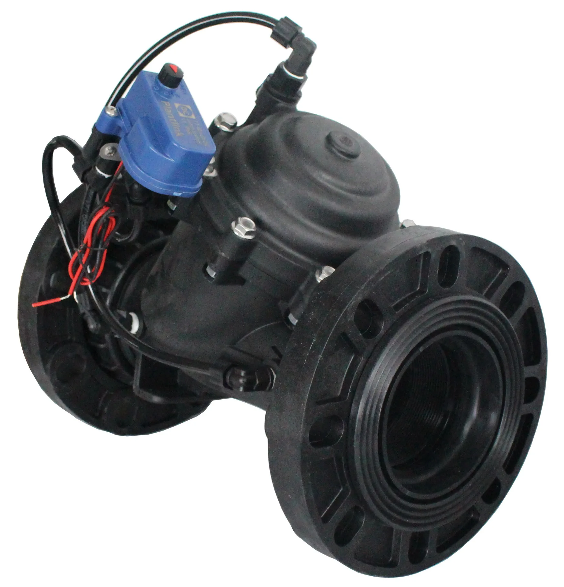 402BM Zanchen Irrigation Solenoid Valve Flange DN100 Low-power Manual Switch Facility Agricultural Precision Irrigation Valve