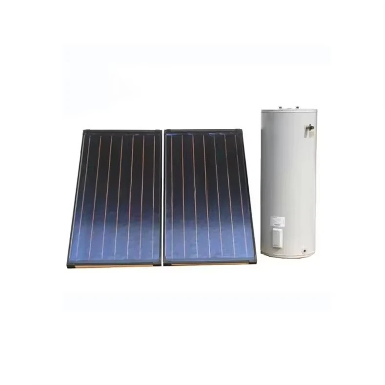 New China-Made 500-800 Litres Flat Panel Solar Water Heater Electric Pressurized Split System for Outdoor Hotel Garage
