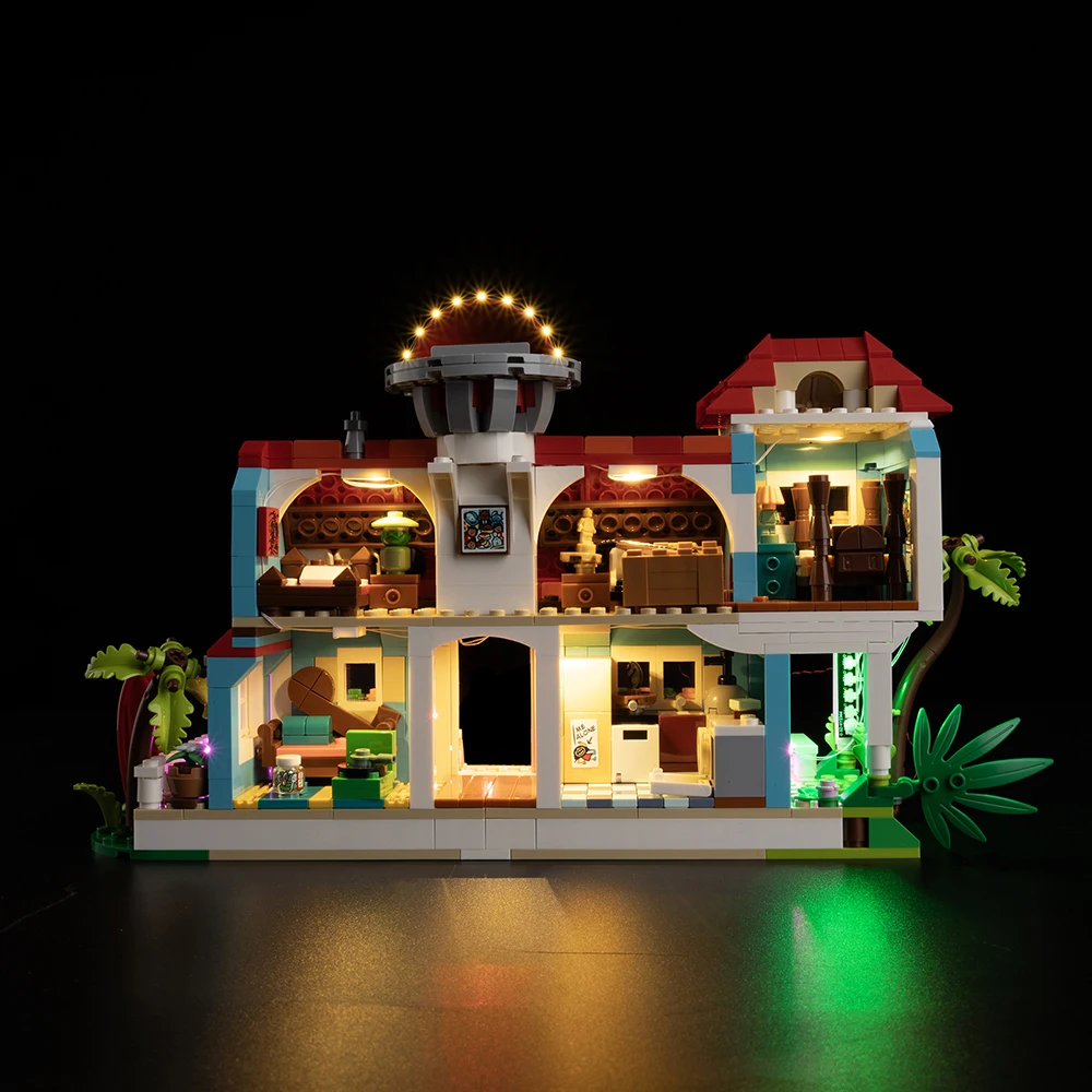 Set di illuminazione per LEGO Lilo e Stitch Beach House non include un blocco di costruzione (solo kit luce LED)
