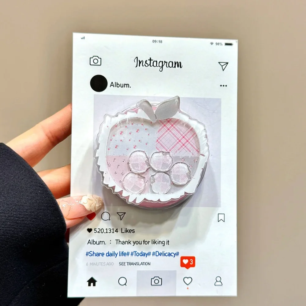 

Корейский мультяшный милый зыбучий песок, встряхивающий кронштейн Griptok для iPhone Griptok Grip Tok, универсальные аксессуары, держатель для телефона, подставка Tok