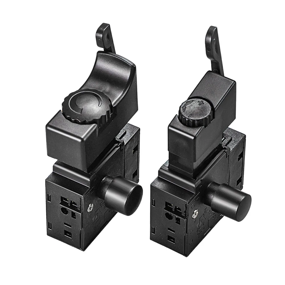 1pc Lock On Power Tool Electric Drill Speed Controller Trigger Button Switch Adjustable Speed Control Power Tool Accessories