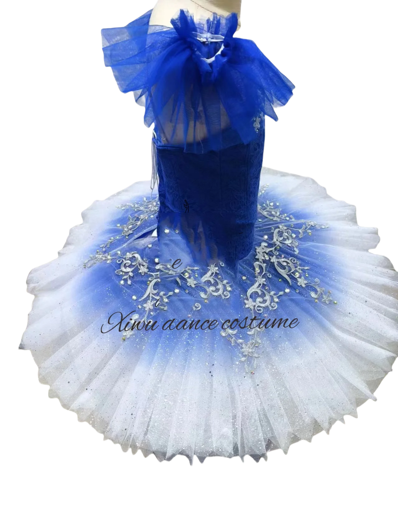 Disfraz de ballet profesional de alta calidad, traje de ballet de tamaño personalizado, vestido de competición de gama alta