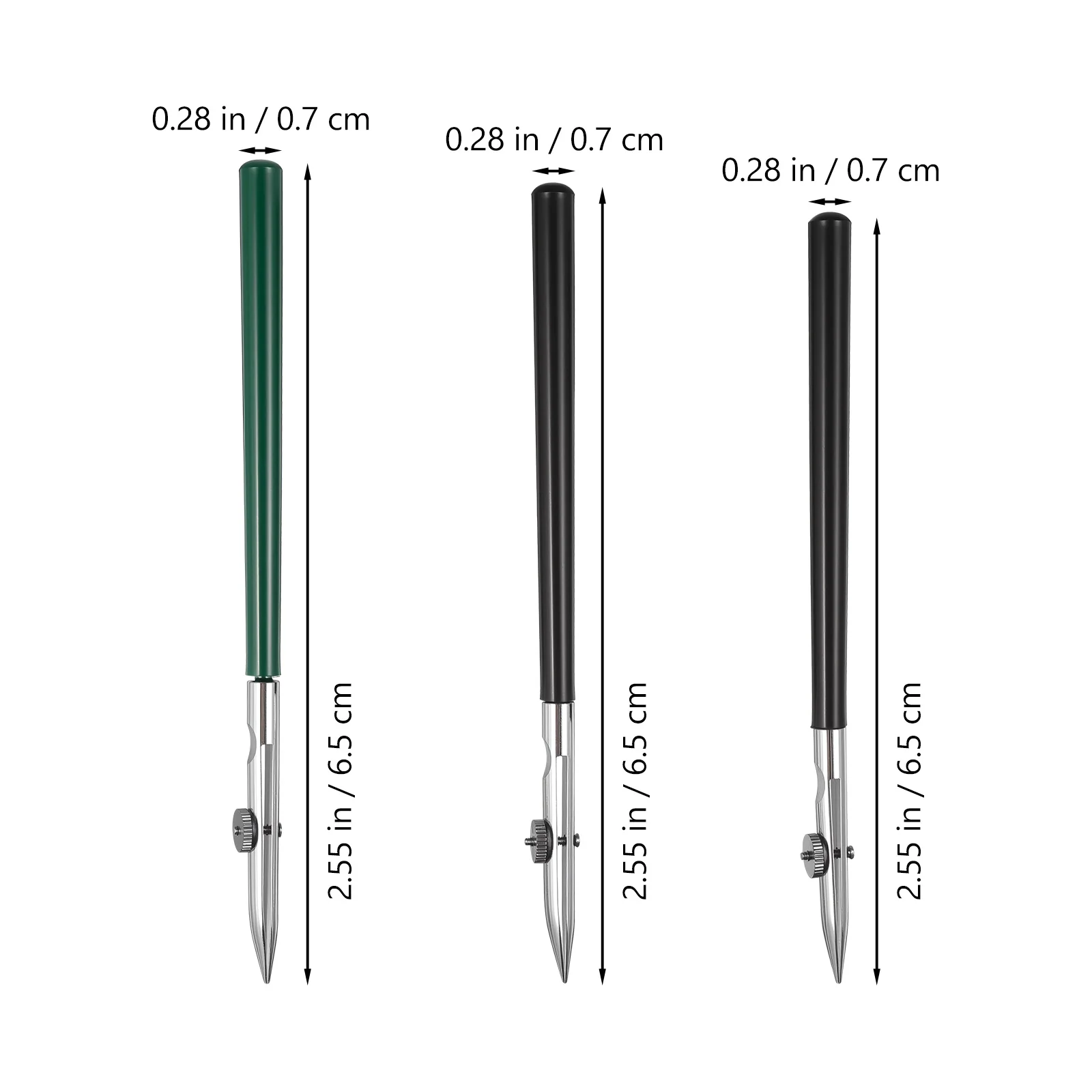 3pcs Adjustable Straight Line Set Ruling Fine Lines Drawing Tool For Masking Fluid Acrylic Art Ruling Pen Metal Width Adjustment