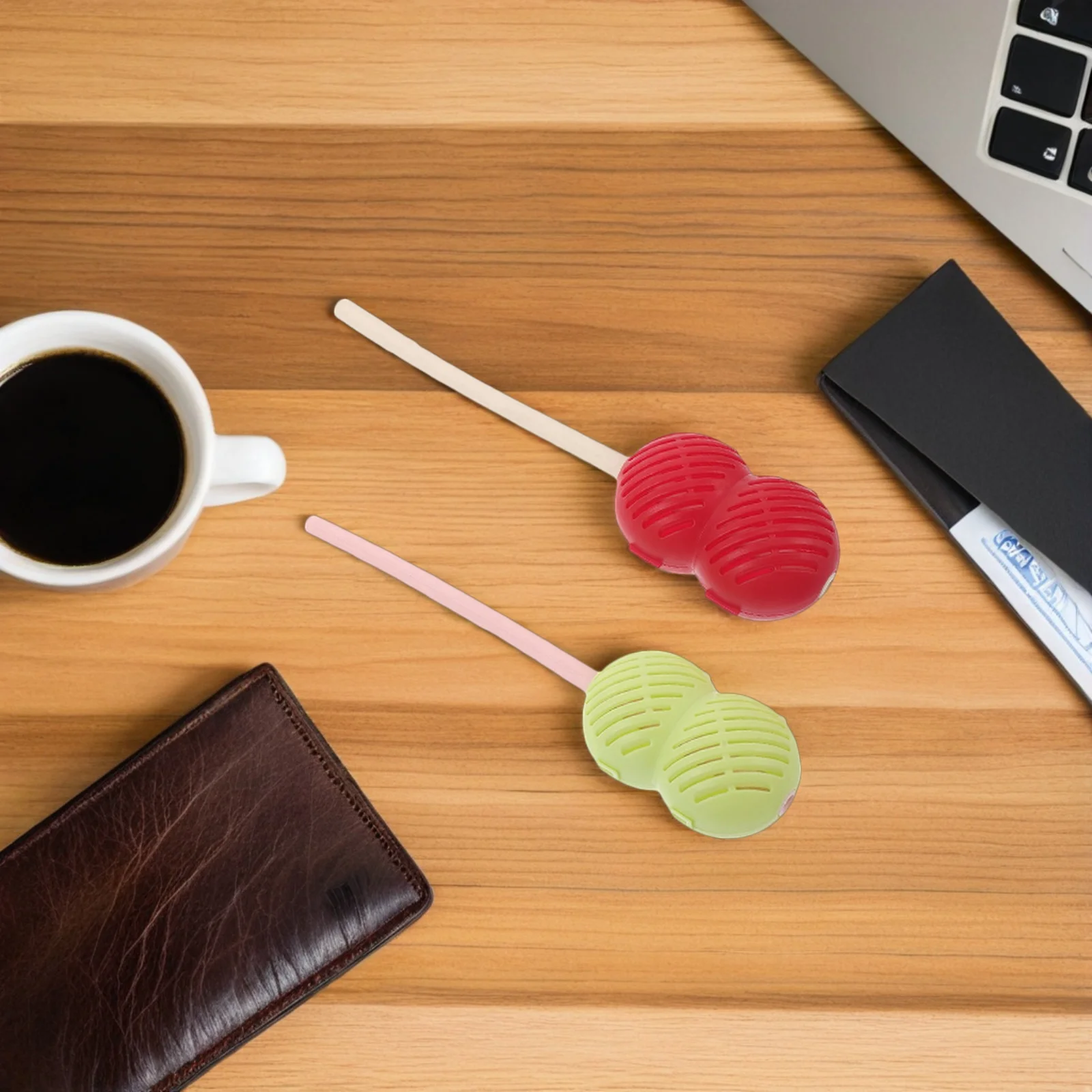 

6Pcs Portable Tea Infuser with Straw Candy Apple Style Mesh Strainer for Loose Tea Herbal Floral Brews Hot Or Cold Water Use