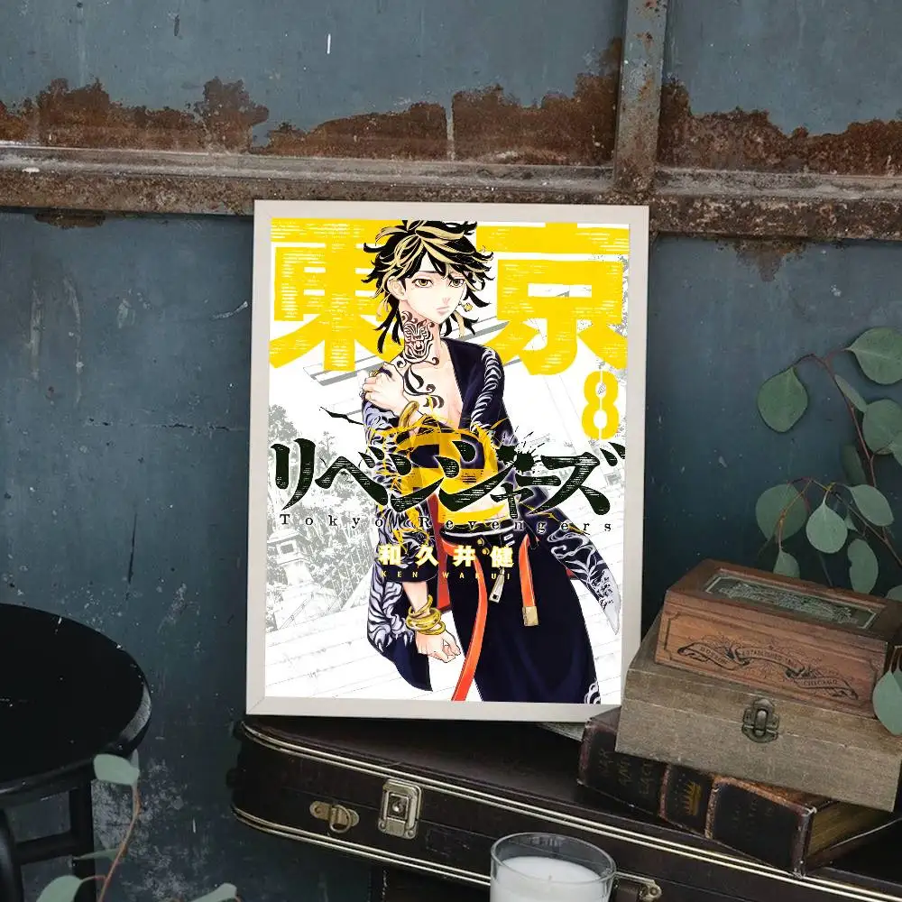 1 قطعة أنيمي اليابانية الكلاسيكية طوكيو المنتقمون المشارك طباعة لغرفة النوم غرفة المعيشة ديكور المنزل اللوحة جدار الفن HD صورة جدارية #6