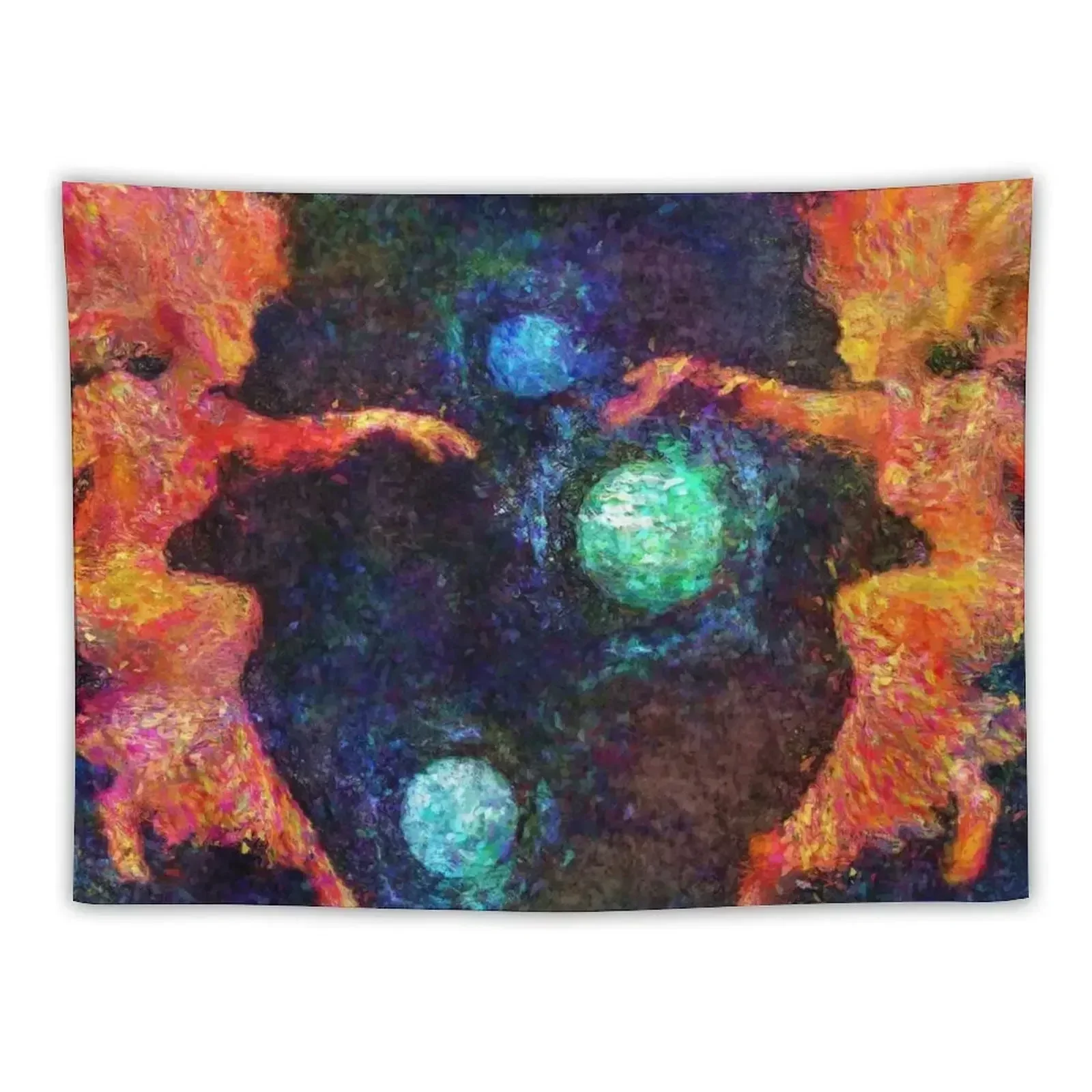 

Phantasy Star II Title Screen Impressionist Painting Tapestry Home Decorating Luxury Living Room Decoration Tapestry