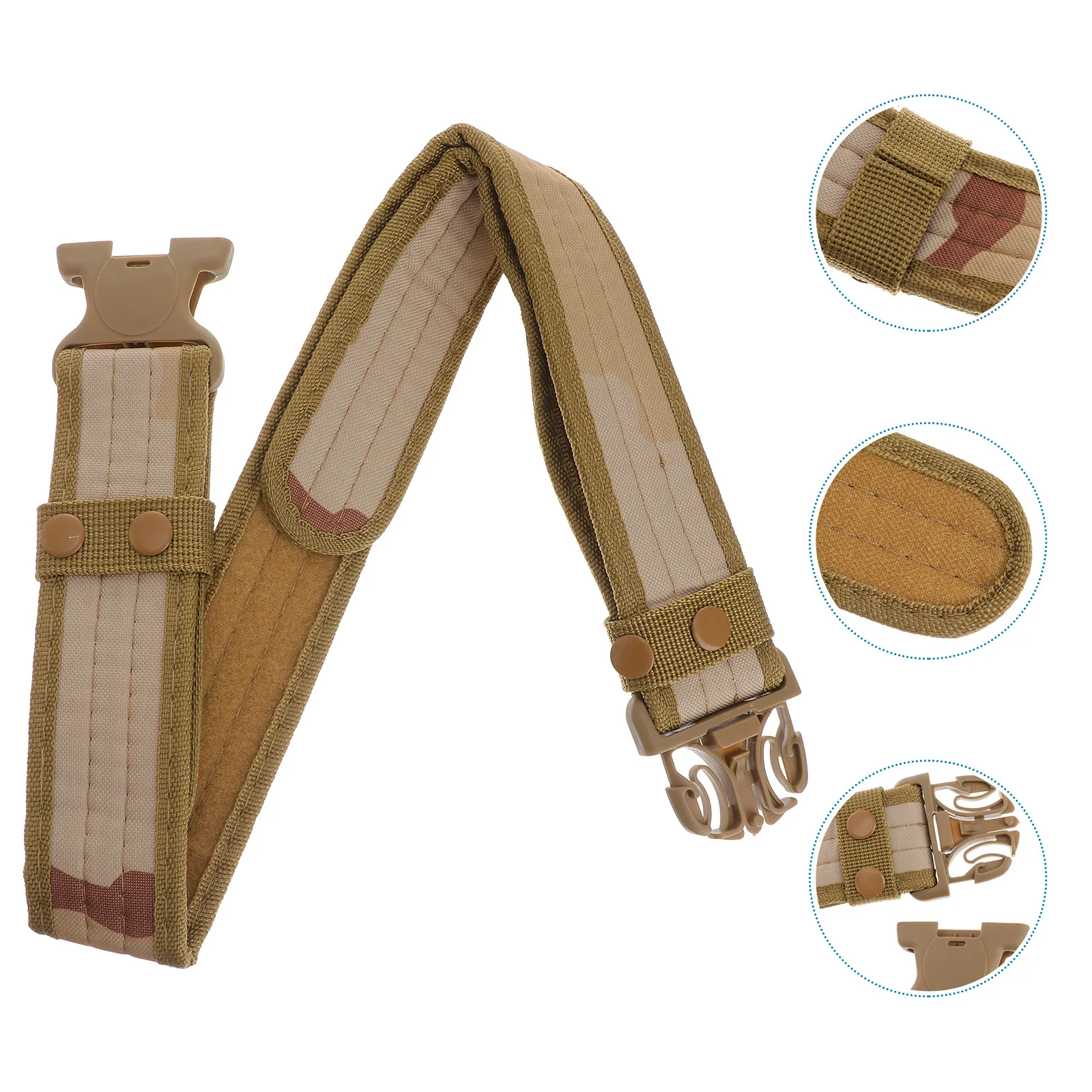 

Outdoor Waist Belt Unisex High-Strength Wear-Resistant Design for Hiking Camping Military Games Adventure Lovers Utility Belt