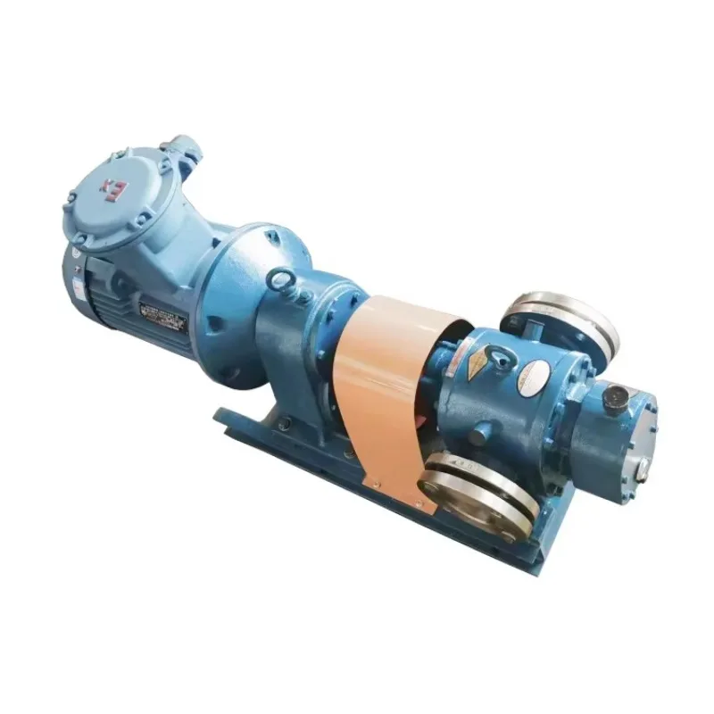 

LC Roots Cast Steel High Viscosity Rotor Pump 5kw Asphalt Transfer Pump for Lubricating Grease Heavy Oil Insulation Heavy Oil