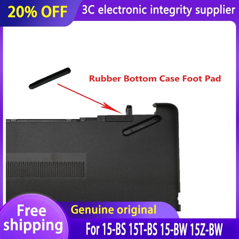 

New Rubber Legs For Laptop Bottom Case Foot Pad HP Laptop Legs DIY Rubber Pads Foot Strips For HP 15-BS 15T-BS 15-BW 15Z-BW