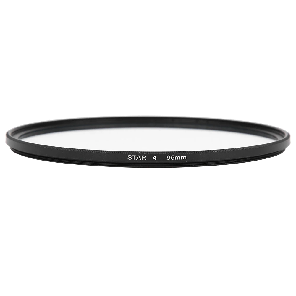 Junestar Sternfilter 95 mm 4Line Sternenlicht Nachtfotografie Schießen für Objektiv Sternlinsenfilter für