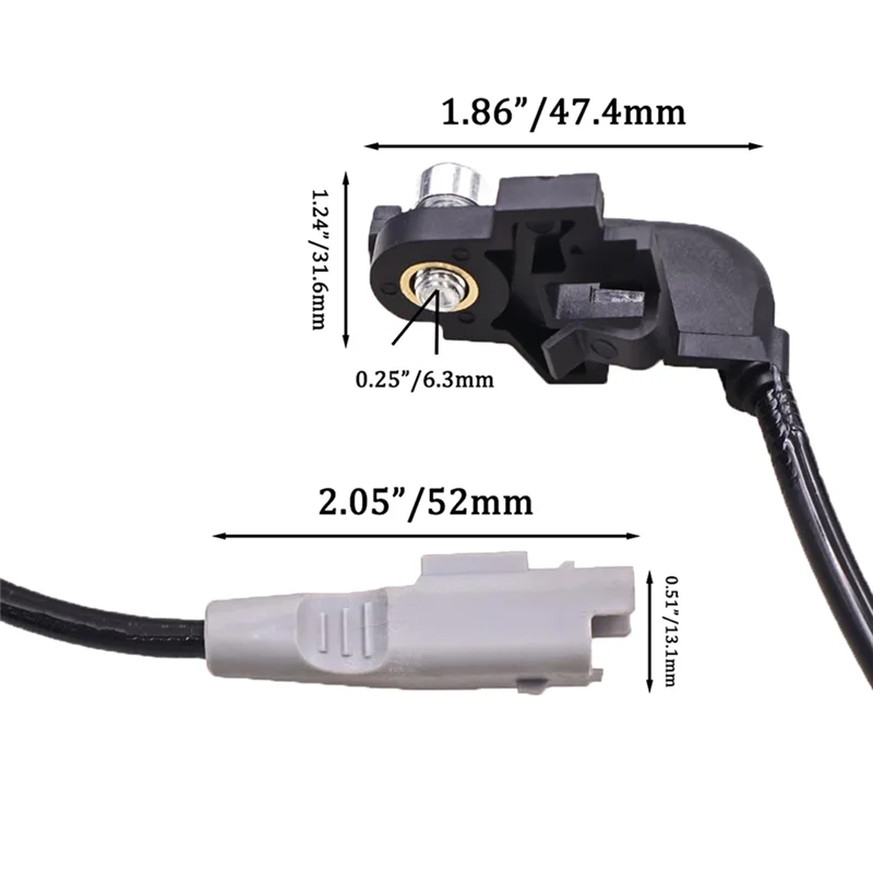 Редкий датчик скорости колеса ABS, 2 шт., 9661974980 для 307 3A/C Break 3E CC 3B 307 для CITROEN C4 4545F6