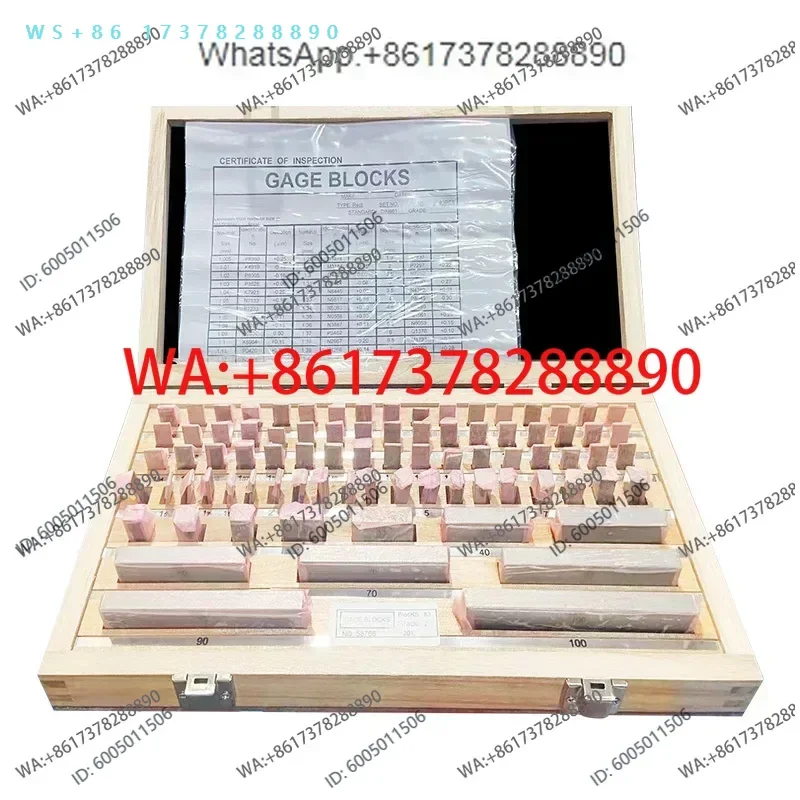 Precision High Speed Steel Block Gauge Set Micrometer Caliper Calibration Pair Block 32 47 83 112 Pieces Level 0 Level 1 Gauge