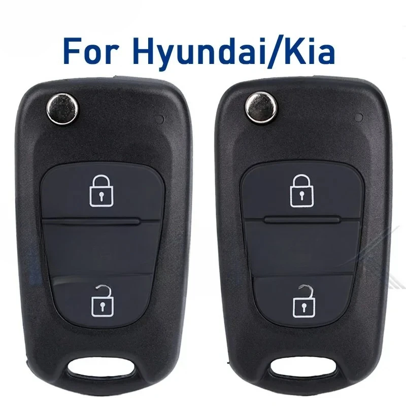 Replacement Remote Car Key Shell 3 Buttons Flip Folding Key Case For Hyundai For Kia K2 K5 Rio 3 Picanto Ceed Cerato Sportage