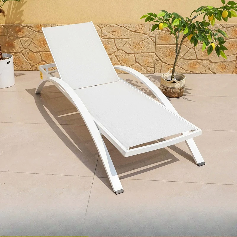 Outdoor Pool Resort Beach Chairs Hotel Outdoor Lounging Beds Outdoor Balcony New Teslin Lounger