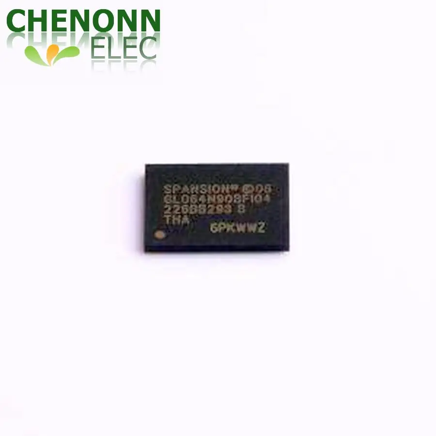 2PCS/LOT S29GL064N90BFI040 (NOR FLASH)