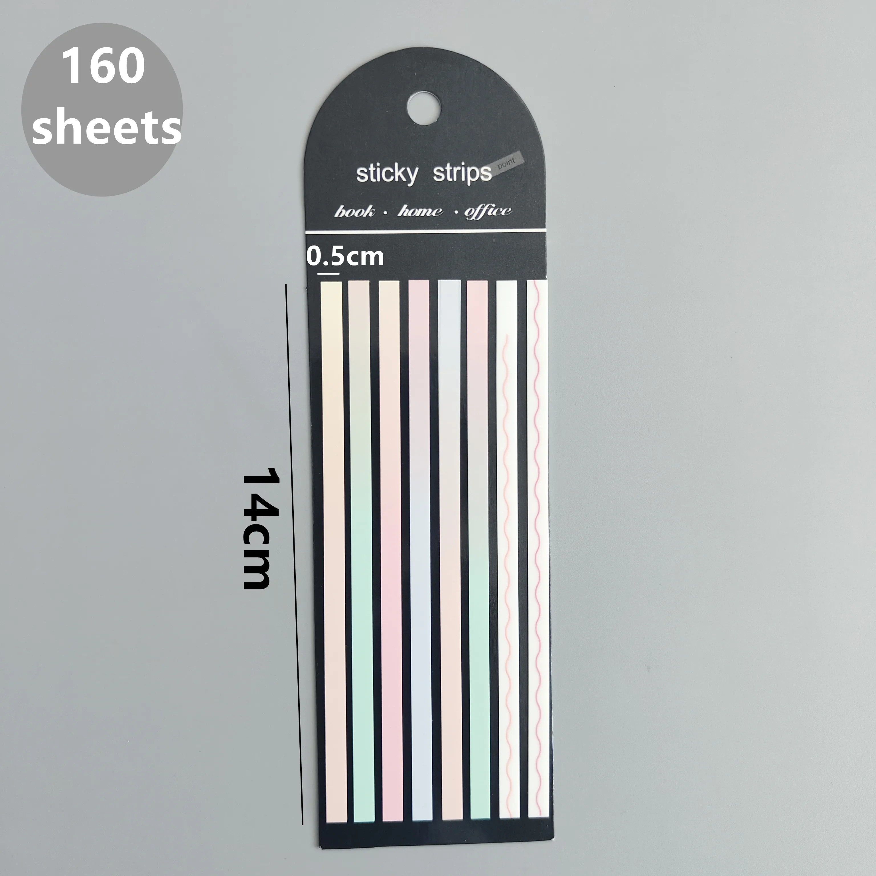 160 Blatt transparente Haft notizen selbst klebende Lese anmerkung für Bücher Notizblock Lesezeichen Notizblock Index Tabs – Detail 4