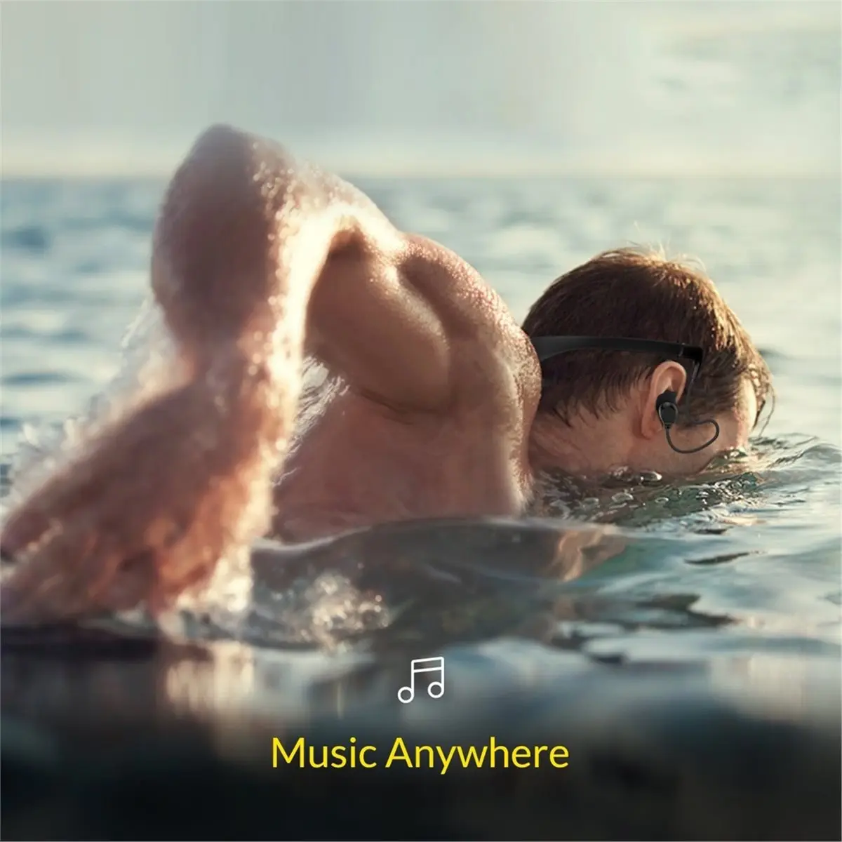 update. Waterproof MP3 Player for Swimming Bluetooth Headphones for Receiving Mode Underwater Sports Earphones Music Player, PC