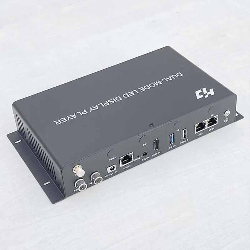 HD-A4L Full Color Synasynchrony and Asynchronous Video Led Display Control System Box Support Audio Output WiFi USB Controller