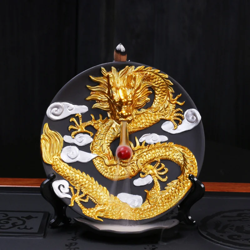 

Ceramic Incense Burner Aromatherapy Burner Incense Holder Cone Incense Lotus Backflow Incense Burner Ceramic Craft Ornament Orig