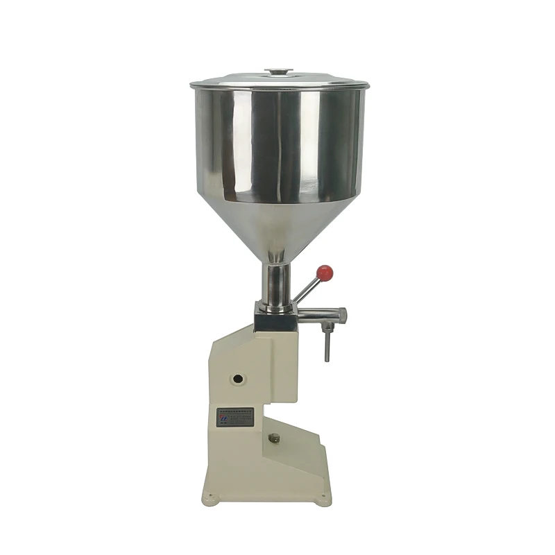 Kleine pneumatische Füll maschine a03 Typ manuelle Paste Flüssigkeits füll anlage 7mm * 8mm Mund durchmesser