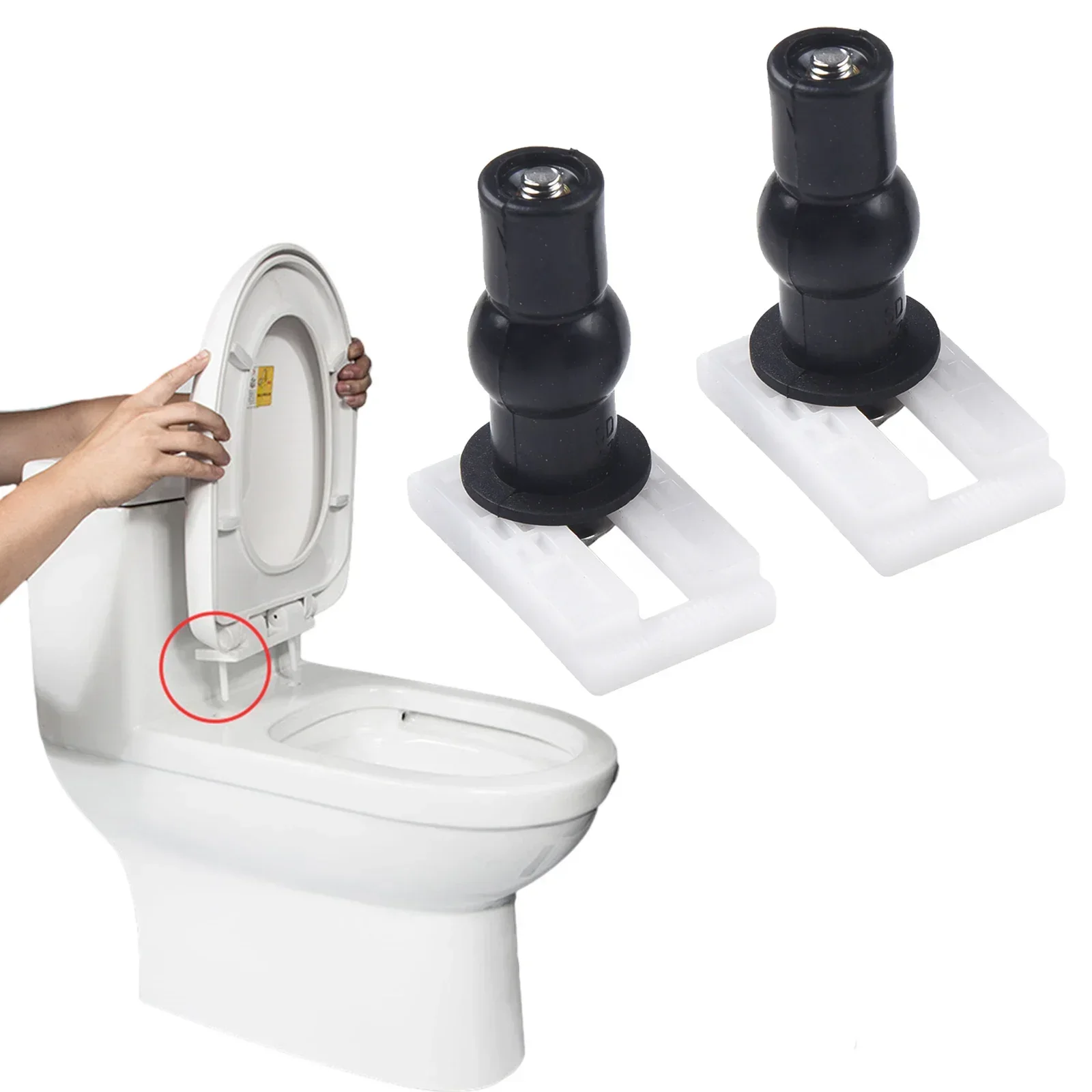 Fixing Screws High-Quality 42mm Red Toilet-Seat Hinge Screws - Ensuring Durability And Easy Hardware Toilet  Bidet Attachments