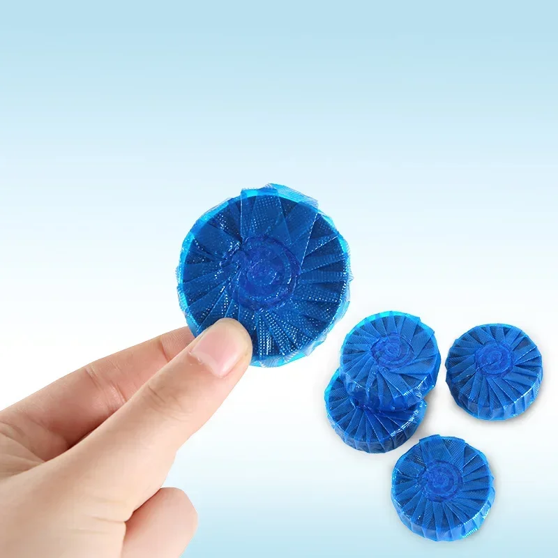 Bathroom WC Cleaning Supplies Blue Bubble Toilet Tablets Automatic Flush Freshener For Daily Restroom Odor And Dirt Removal view 5