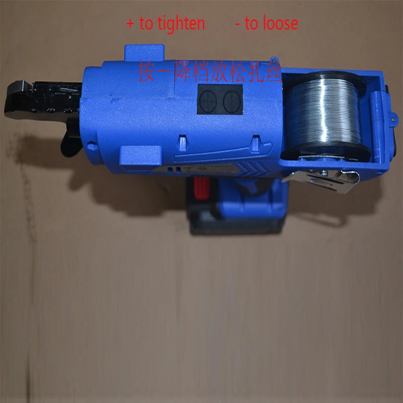1pc YX-560 Automatic rebar tying machine, electric charging mode reinforcing steel strapping machine 8-34mm
