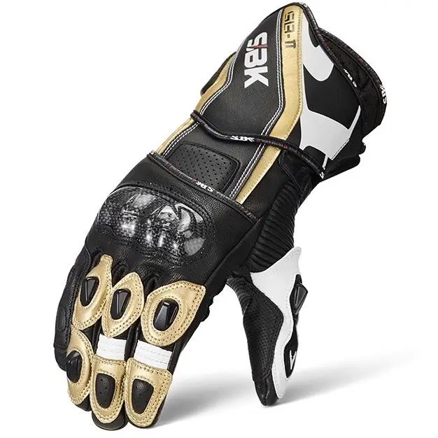 

SBK Motorcycle Gloves Carbon Fiber Protective Equipment Men's Motorcycle Racing Extended Gloves Riding Racing Gloves