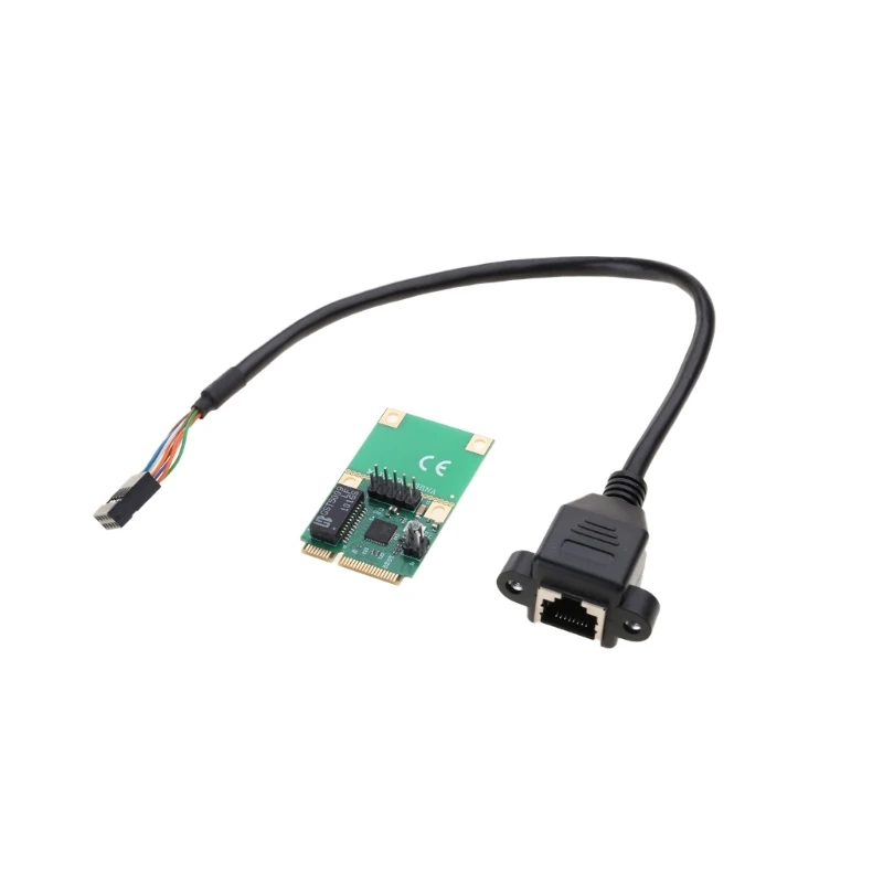 Karta sieciowa DN59 Mini Pci-e Karta adaptera Gigabit Ethernet RJ45 10/100/1000Mbps