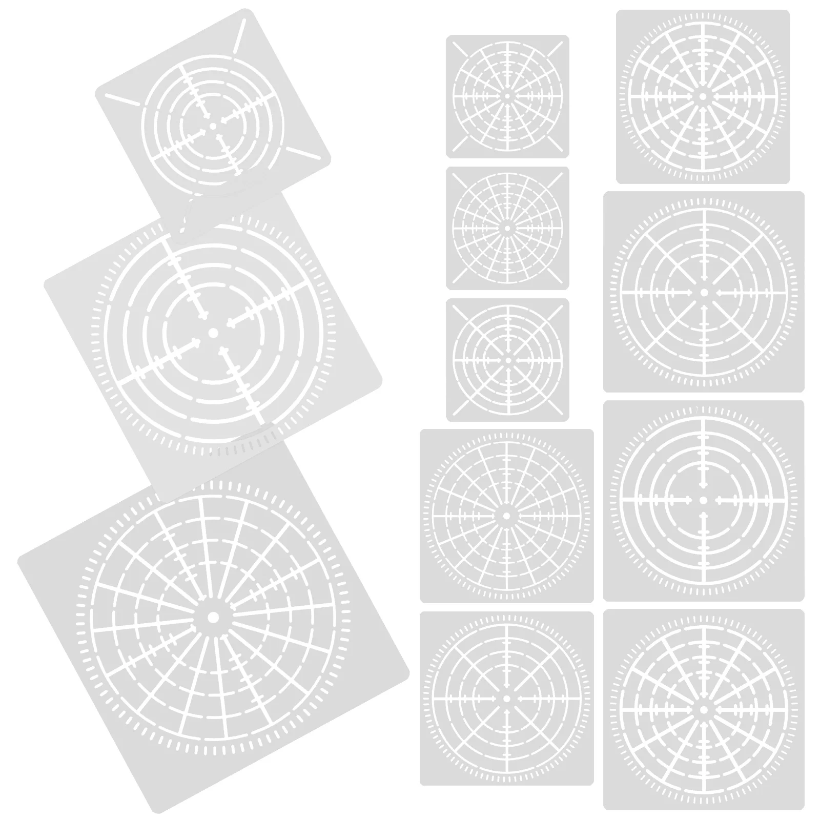 Delicate conveniente Dot Stencils, Modelos DIY, Abastecimento