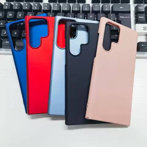 Ultra-thin Matte Anti-fingerprint Case For Samsung Galaxy S23 S22 S21 FE Plus Ultra Hard PC Full Cover Protect Back Shell