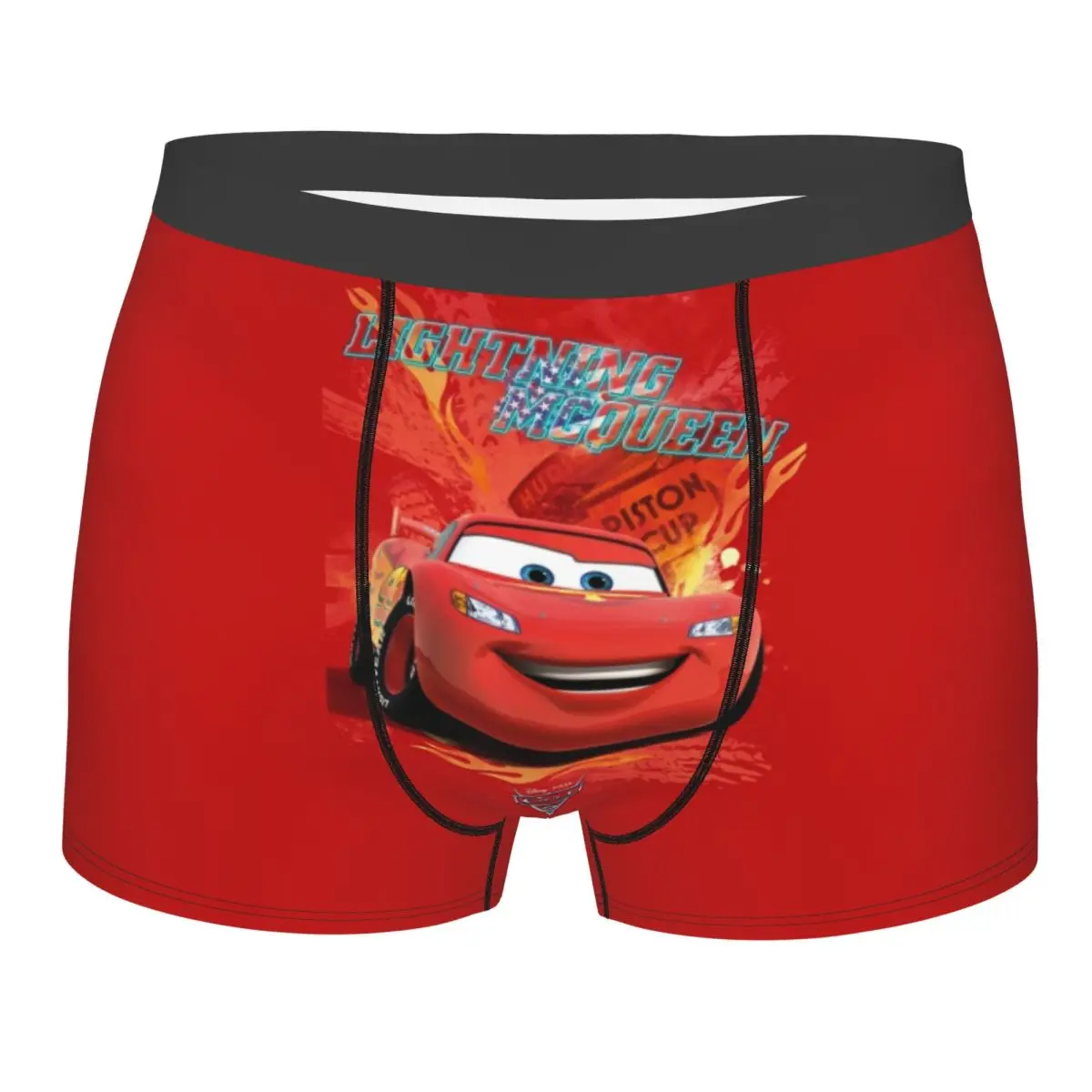 

Custom Lightning Mcqueen Cars Underwear Men Breathbale Boxer Briefs