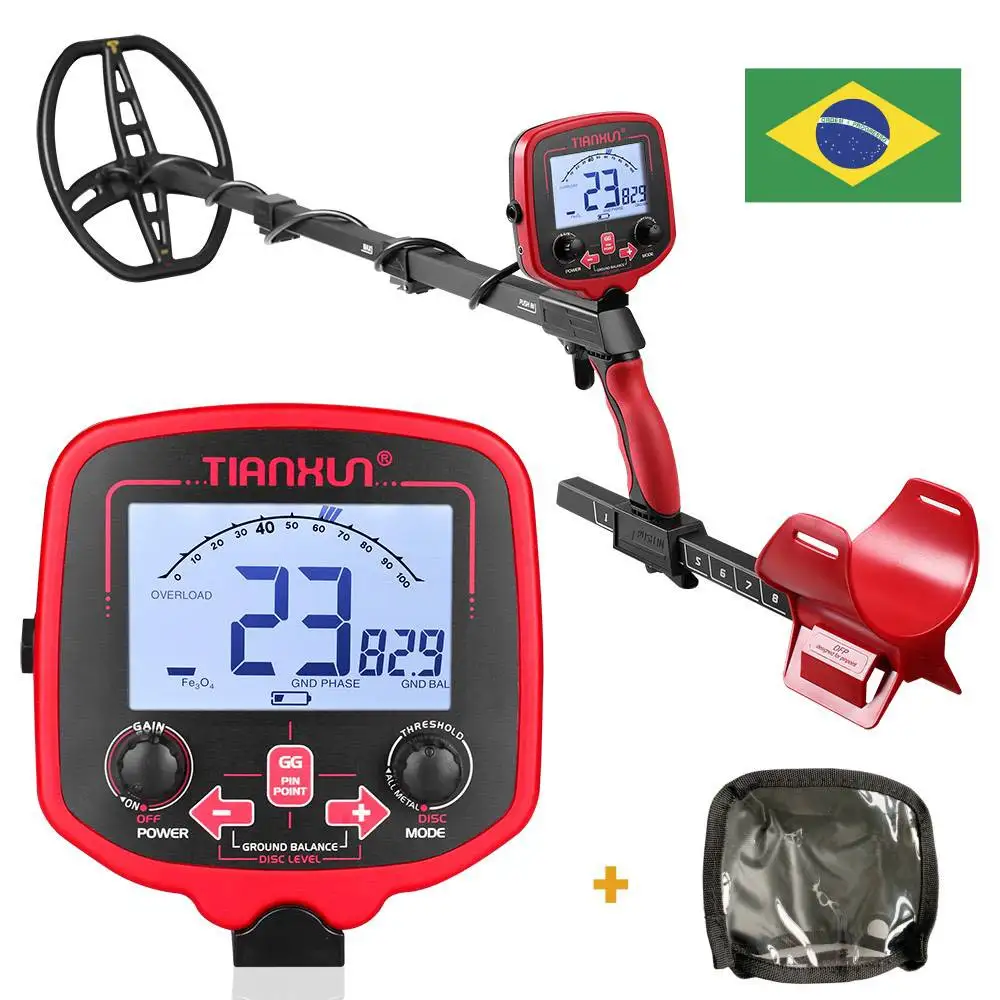 Metal Detector Accessories  Components TX850L ( Rod,Control Unit and Coil) Explorer Searcher Brazilian National Special