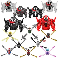 Disney Building Blocks Mini Modello Figure Grande Goblin Dinosauro Spiderman Venom Capitano Hawk Deadpool Technic Armatura Città Regalo Giocattoli