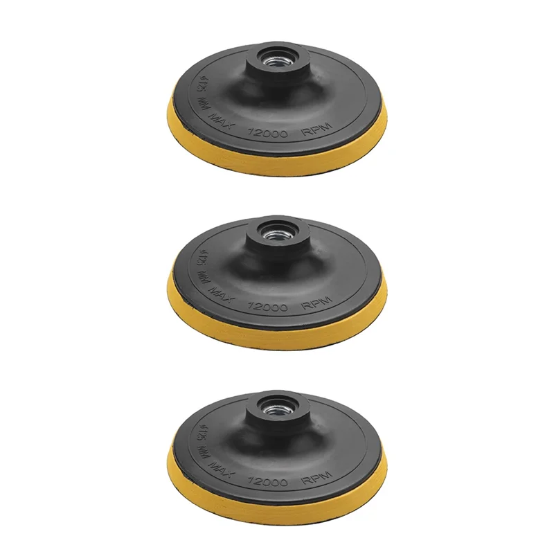 A96I-3X almofada de polimento almofada de apoio almofadas de lixa m14 para máquina de polimento novo diâmetro da linha k1: 125mm